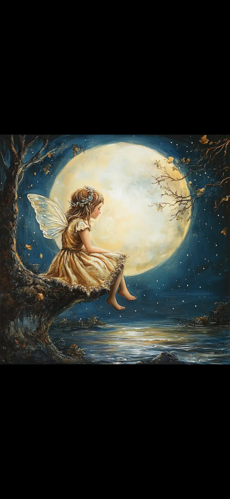 Moonlit Branch Fairy — Wall Art & Fine Art Prints by KT Starling