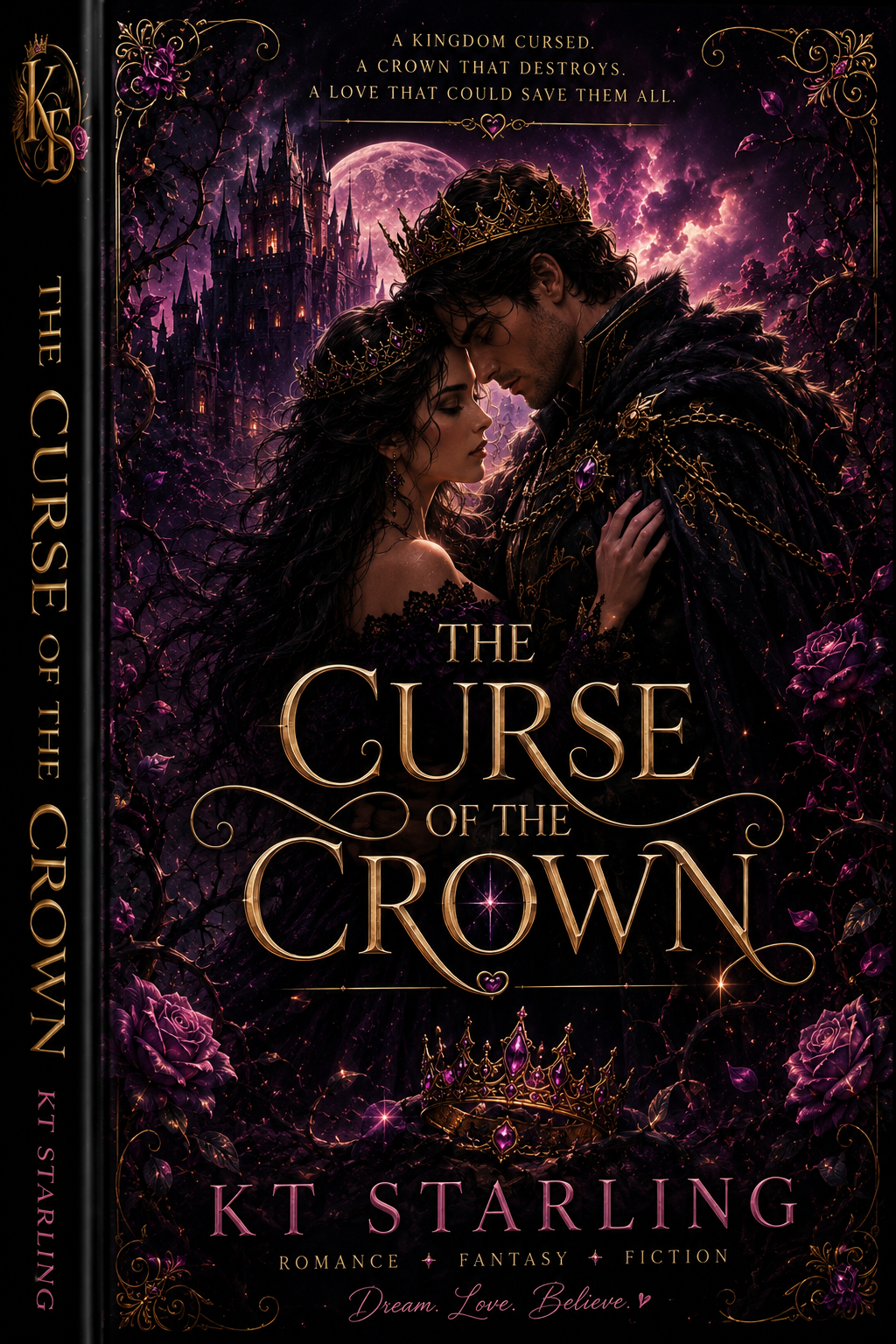 The Curse of the Crown book cover by KT Starling