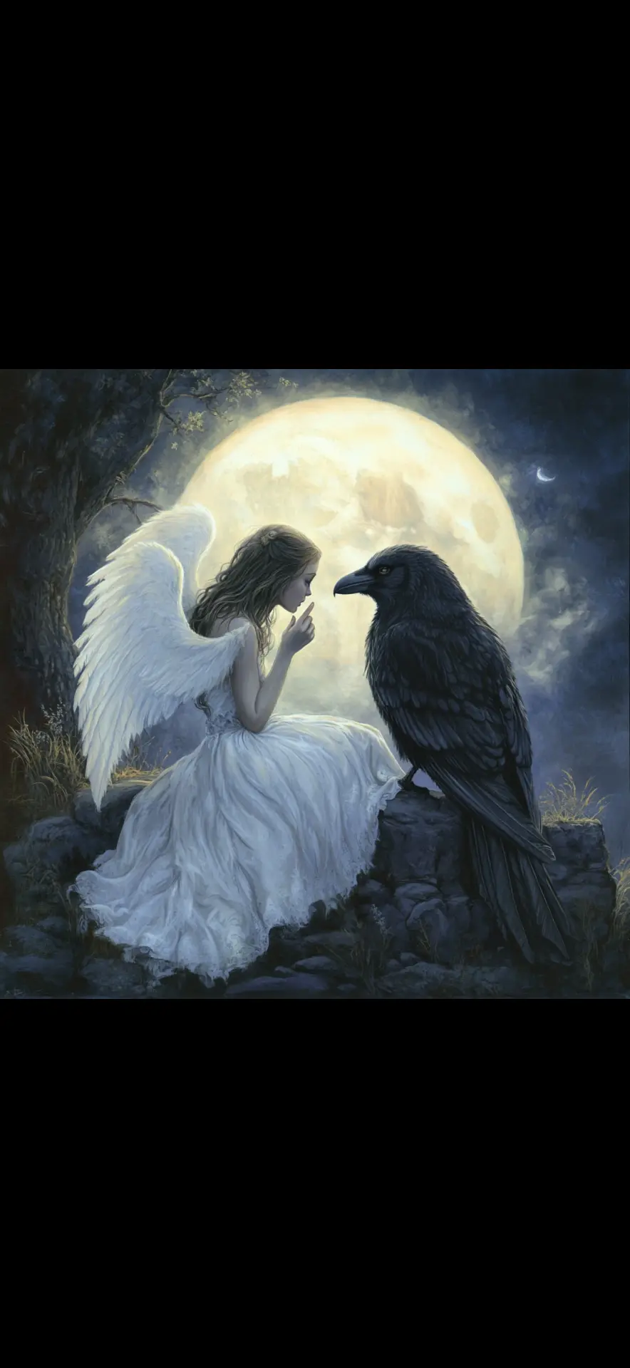 The Angel & The Raven — Wall Art & Fine Art Prints by KT Starling