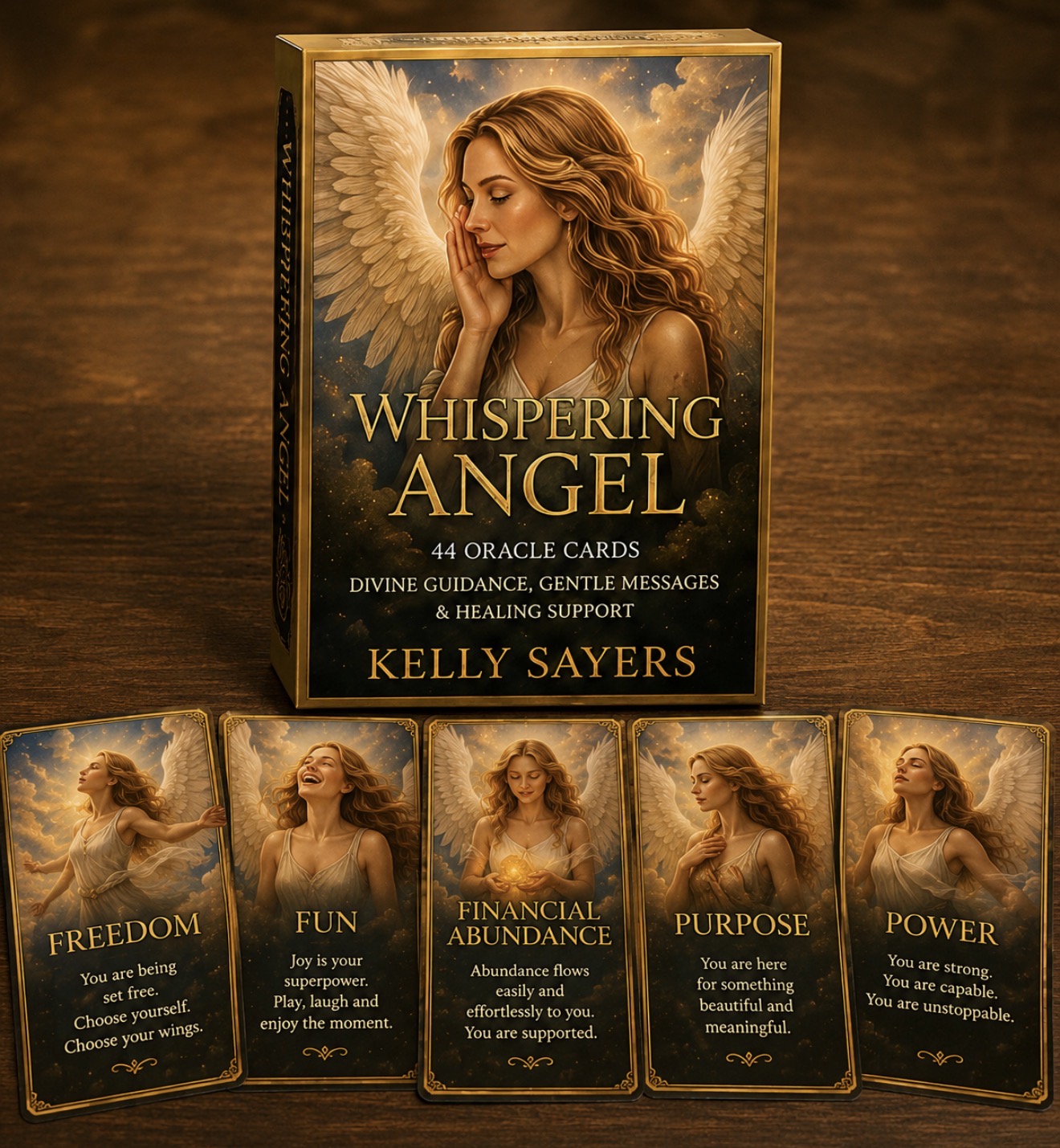 Whispering Angel Oracle — Oracle Cards by KT Starling